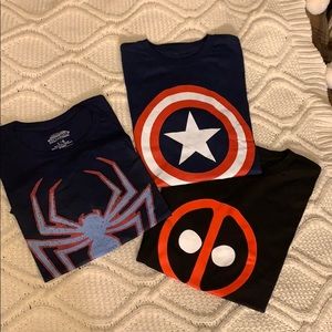 Marvel superhero T-shirts - bundle